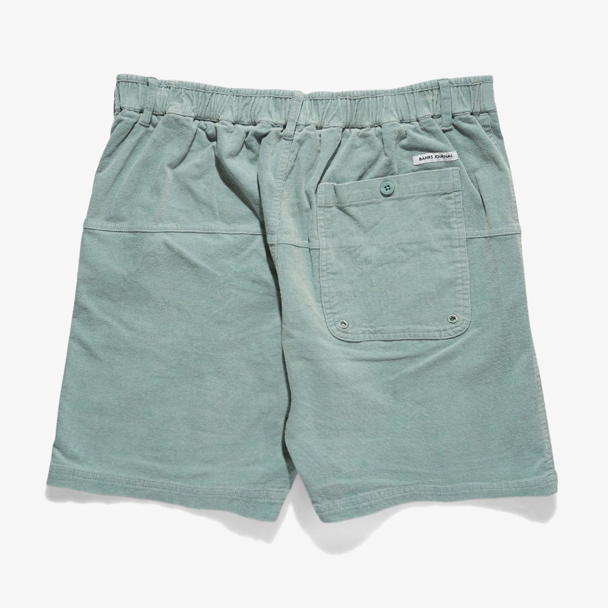 Banks Journal Big Bear Two-tone Textured Shorts Dirty Denim