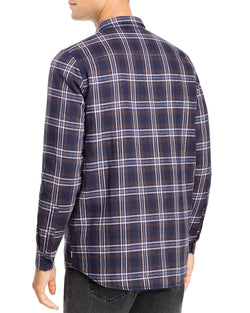 Banks Journal Flannel Slim Fit Button-down Shirt Dirty Denim thumbnail 2