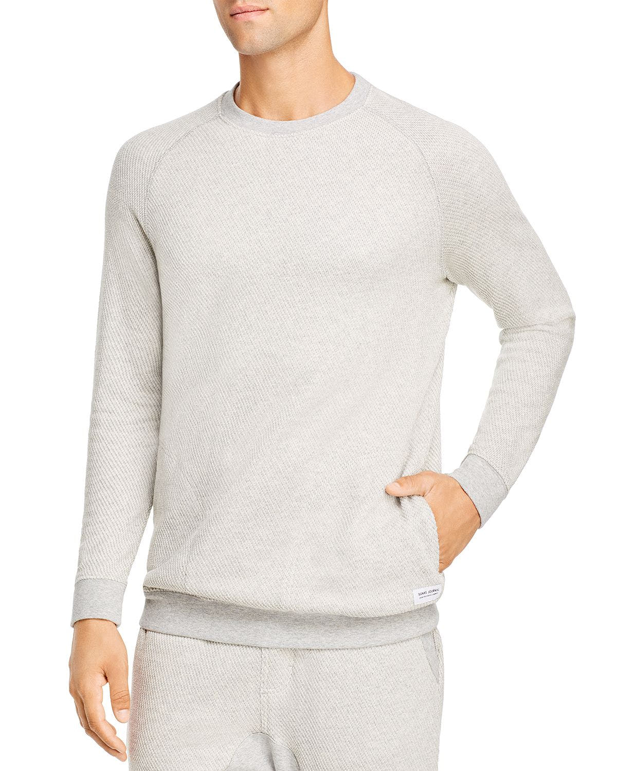 Banks Journal Forum Waffle-knit Sweatshirt Bone