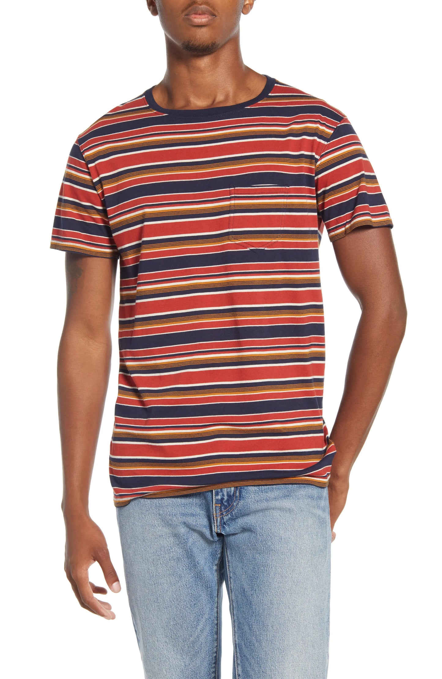 Banks Journal Men's Joshua Stripe Pocket T-Shirt