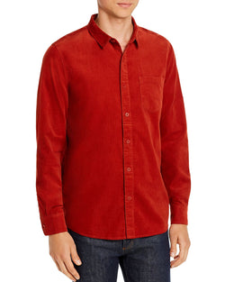 Banks Journal Roy Corduroy Regular Fit Shirt Rust thumbnail 1