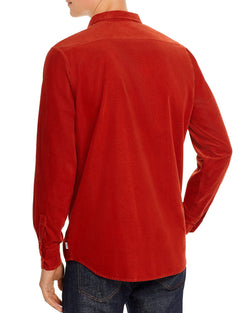 Banks Journal Roy Corduroy Regular Fit Shirt Rust thumbnail 2