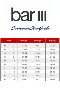 Bar III Plunge Cut Out Monokini in Crystal Blue Print thumbnail 2