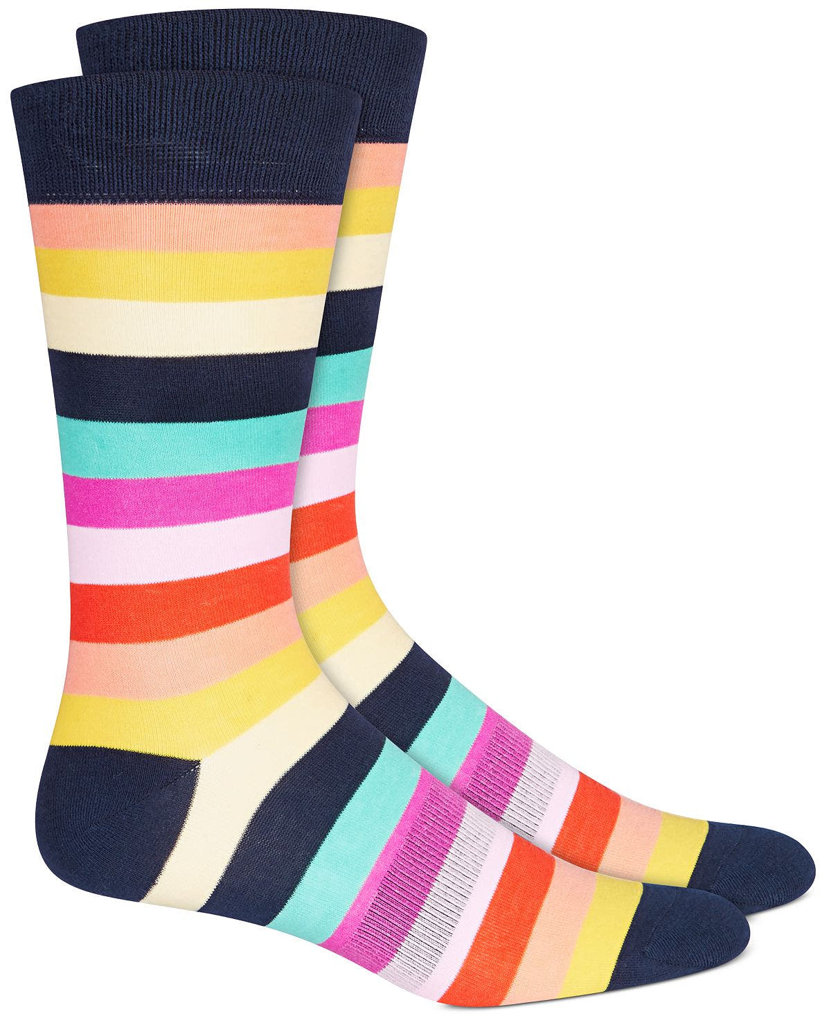 Bar Iii Rainbow Stripe Socks Rainbow Stripe