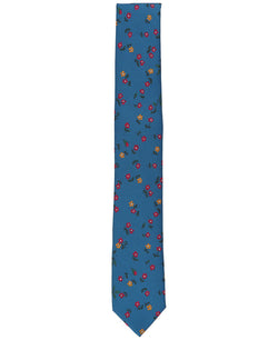 Bar Iii Skinny Floral Tie Teal thumbnail 2