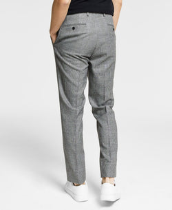Bar Iii Skinny-fit Plaid Suit Pants Black/white thumbnail 2