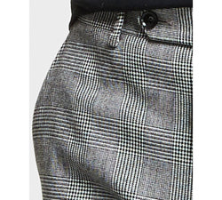 Bar Iii Skinny-fit Plaid Suit Pants Black/white thumbnail 4