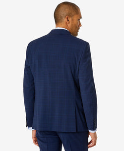 Bar Iii Skinny-fit Suit Separate Jacket Created For Blue Plaid thumbnail 2