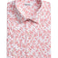 Bar Iii Slim-fit Tossed Leaf-print Dress Shirt White Pink