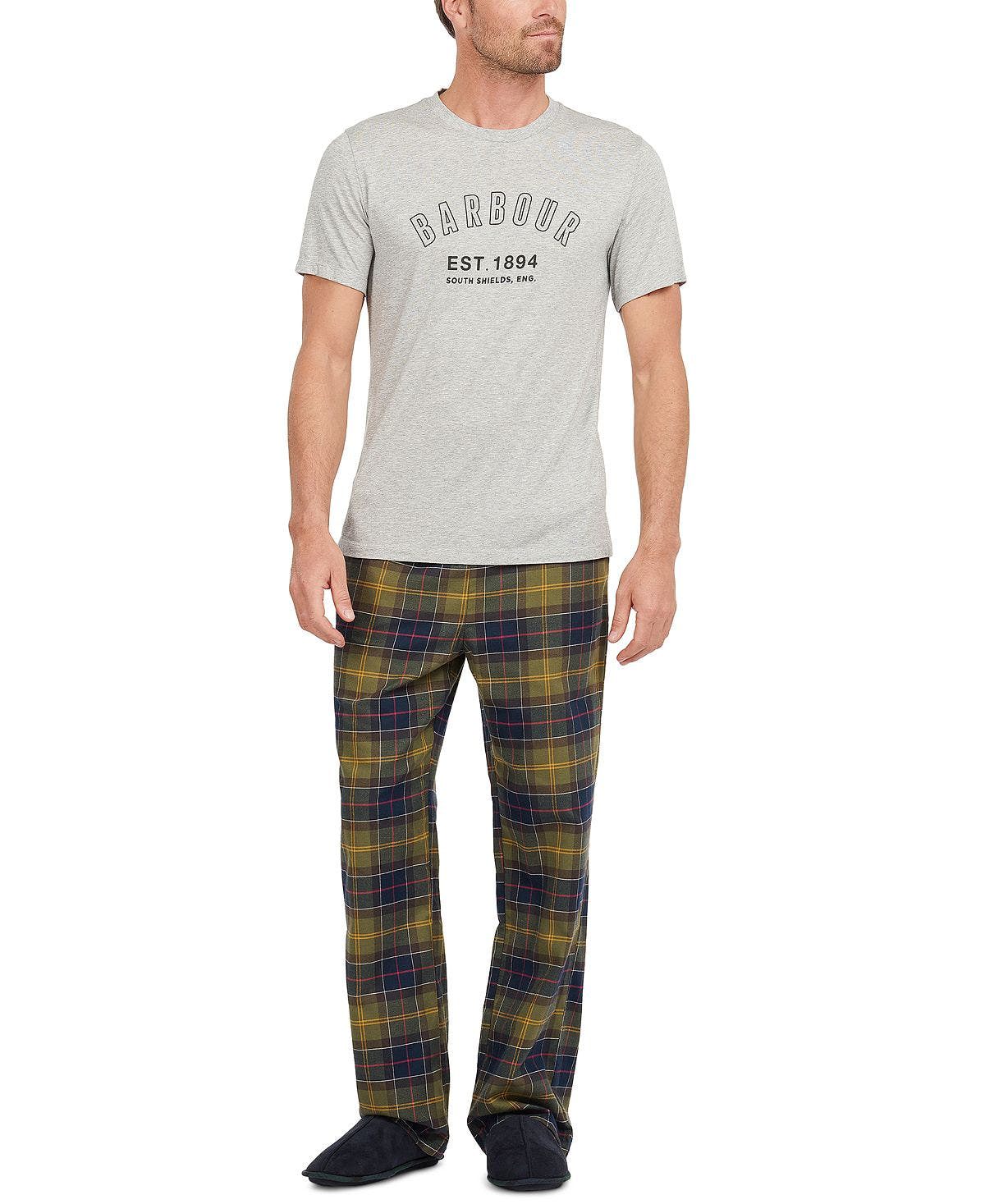 Barbour Calvert Sleep T-shirt Grey Marl