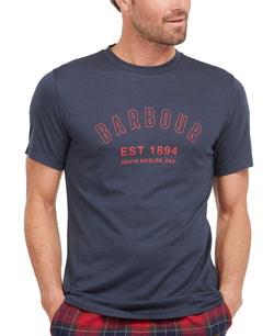 Barbour Calvert Sleep T-shirt Navy thumbnail 3