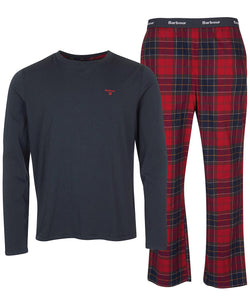 Barbour Doug Pajama Set Red Tartan thumbnail 2
