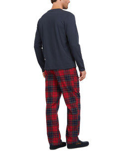 Barbour Doug Pajama Set Red Tartan thumbnail 3
