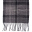 Barbour Holden Scarf Black/Gray Tartan