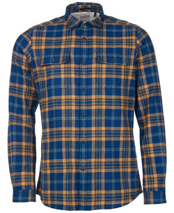Barbour International Steve Mcqueen Chuck Plaid Shirt Light Blue thumbnail 2