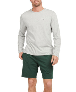 Barbour Sheldon Long-sleeve Sleep T-shirt Grey Marl thumbnail 1
