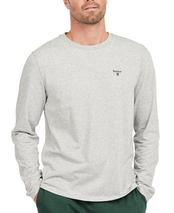 Barbour Sheldon Long-sleeve Sleep T-shirt Grey Marl thumbnail 3