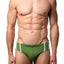 Baskit Bronze-Green Contrast Swim Bikini
