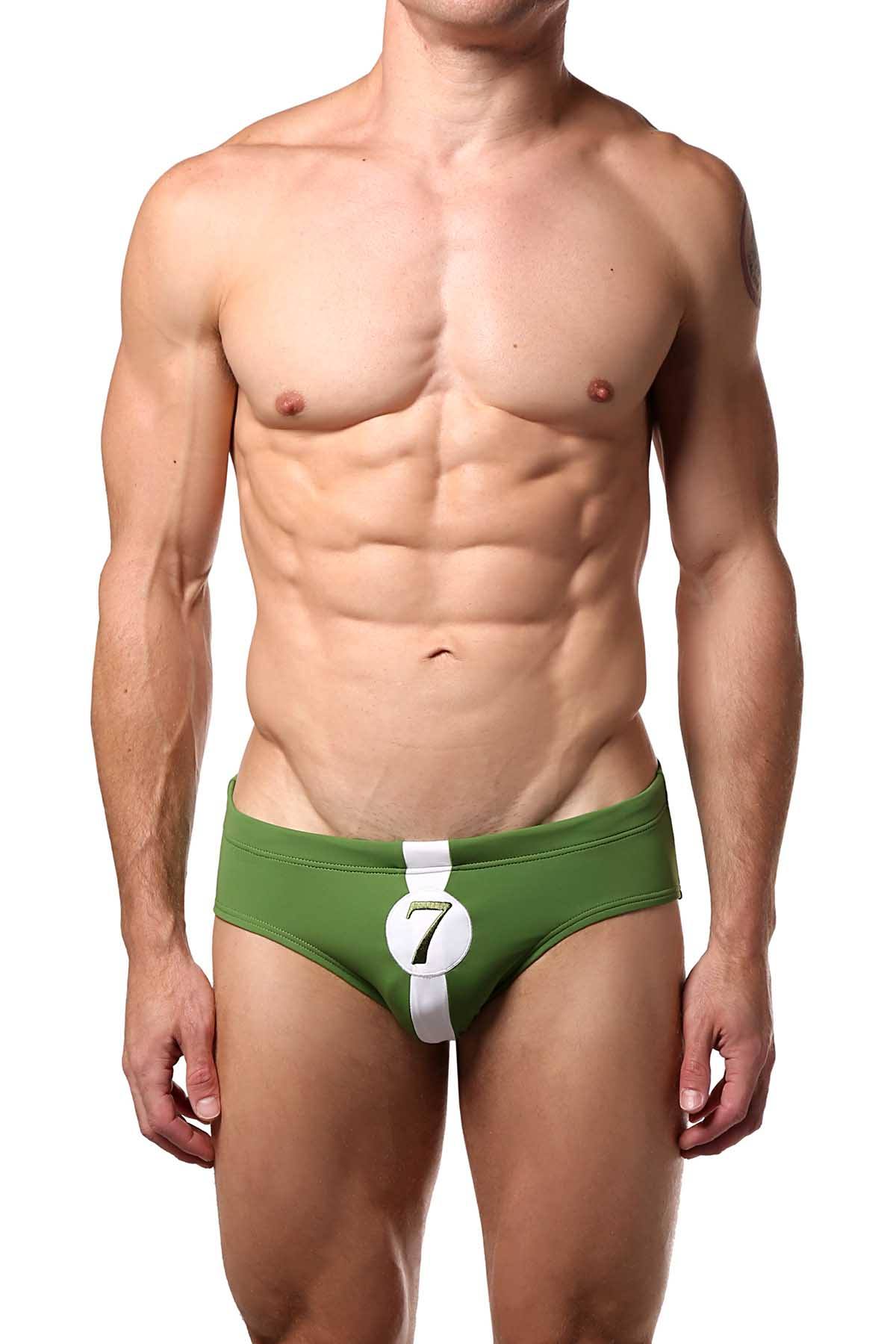 Baskit Bronze-Green Lucky 7 Swim Bikini