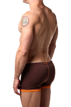 Baskit Brown-Stone Box-Cut Swim Trunk thumbnail 2
