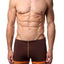 Baskit Brown-Stone Box-Cut Swim Trunk
