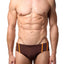 Baskit Brown-Stone Contrast Swim Bikini