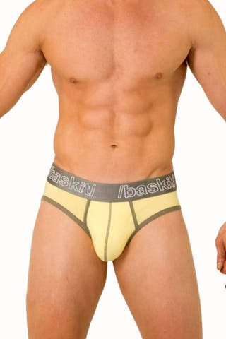 Baskit Cool-Yellow Simple Brief