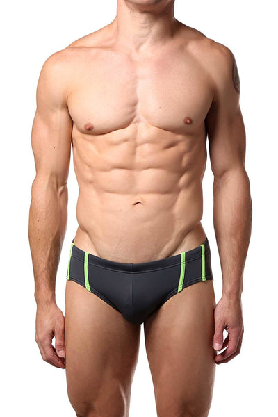 Baskit Dubai-Grey Contrast Swim Bikini