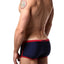 Baskit Navy-Blue/Red Outlines Rise Swim Trunk