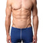 Baskit Riviera-Blue Box-Cut Swim Trunk
