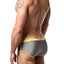Baskit Silver/Yellow Outlines Rise Swim Bikini