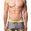 Baskit Silver/Yellow Outlines Rise Swim Trunk