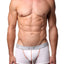 Baskit White Action Cool Low-Rise Mesh Trunk