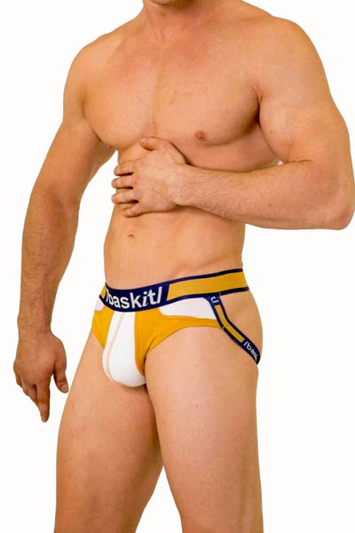 Baskit White/Mustard America Sport-Jock