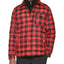 Bass Outdoor Mission Plaid Puffer Jacket Red/blk Plaid