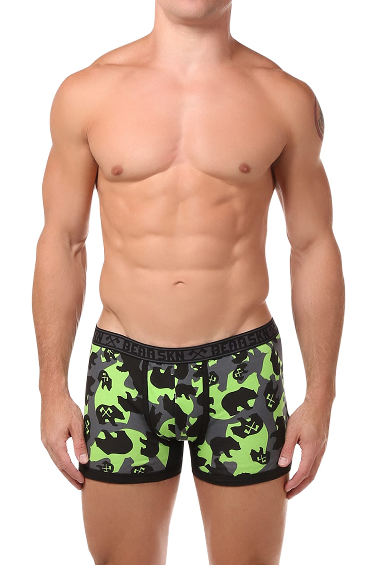 Bear Skn Green Bear Hunter Boxer Brief