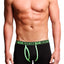 Bear Skn Green Neon Bright Boxer Brief