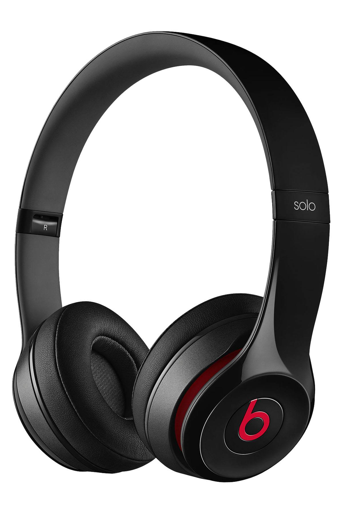 Beats by Dr. Dre Gloss-Black Solo2 Wired On-Ear Headphones