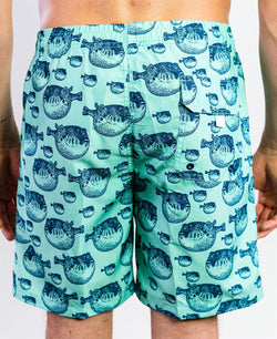 Beautiful Giant Beach Swim Pocketed Board Short Aqua thumbnail 3
