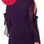Belldini PLUS Lipstick-Pink Bowed Split-Sleeve Tunic Top