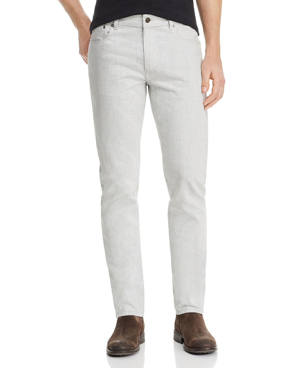 Belstaff Westering Slim Fit Denim In Chalk Chalk
