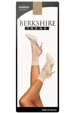 Berkshire Hosiery Trend Shimmer Anklet Socks in Candlelight thumbnail 1