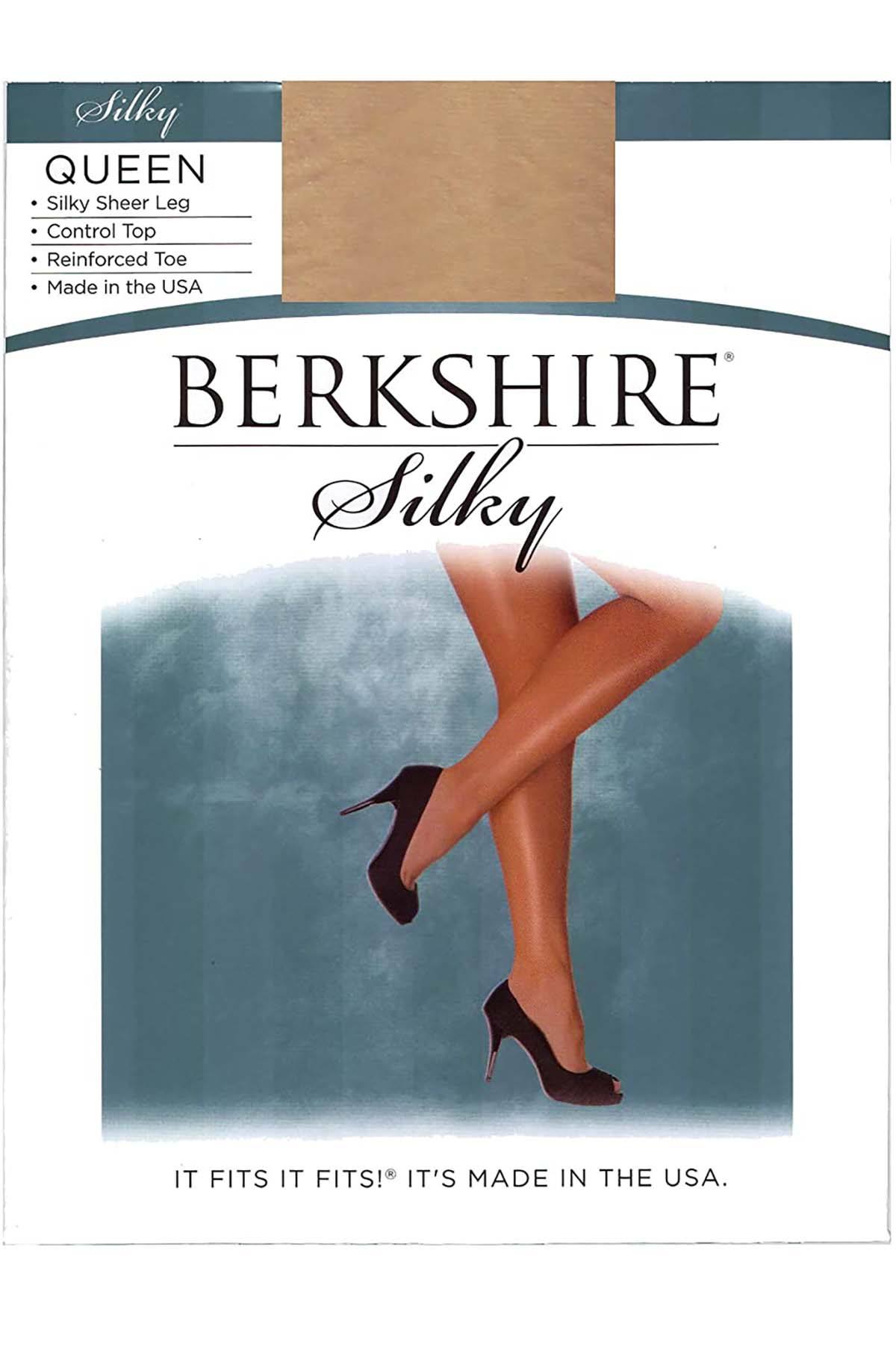Berkshire PLUS Silky Sheer Leg Control Top Pantyhose in Nude