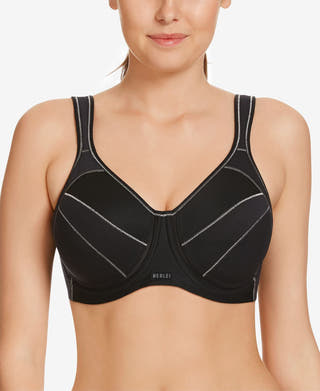 Berlei Medium Impact Underwire Sports Bra Y533wb Black
