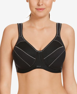 Berlei Medium Impact Underwire Sports Bra Y533wb Black thumbnail 1
