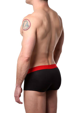 Berry London Black/Red Sporty Mesh Trunk thumbnail 2