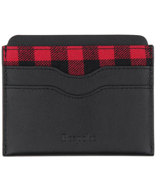 Bespoke Edwin Leather Card Case Black