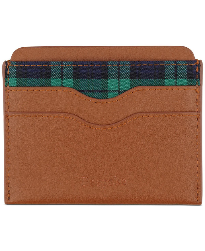 Bespoke Edwin Leather Card Case Tan