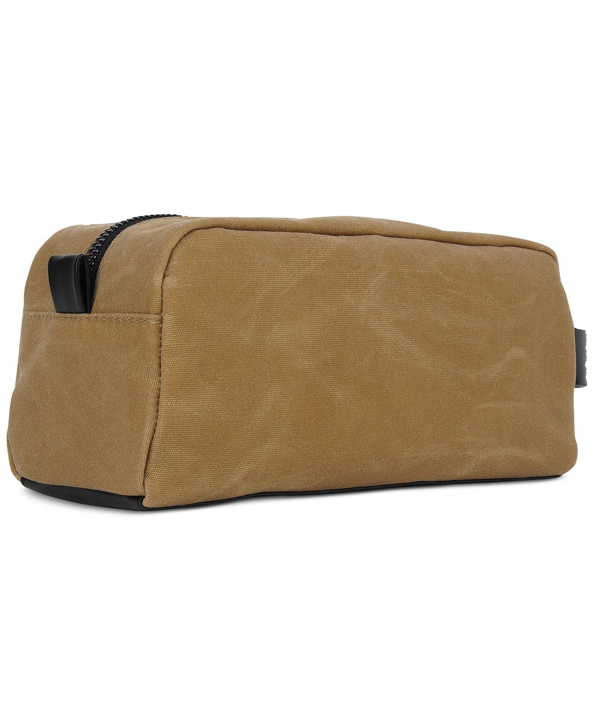 Bespoke Waxed Cotton Compact Shave Kit Khaki