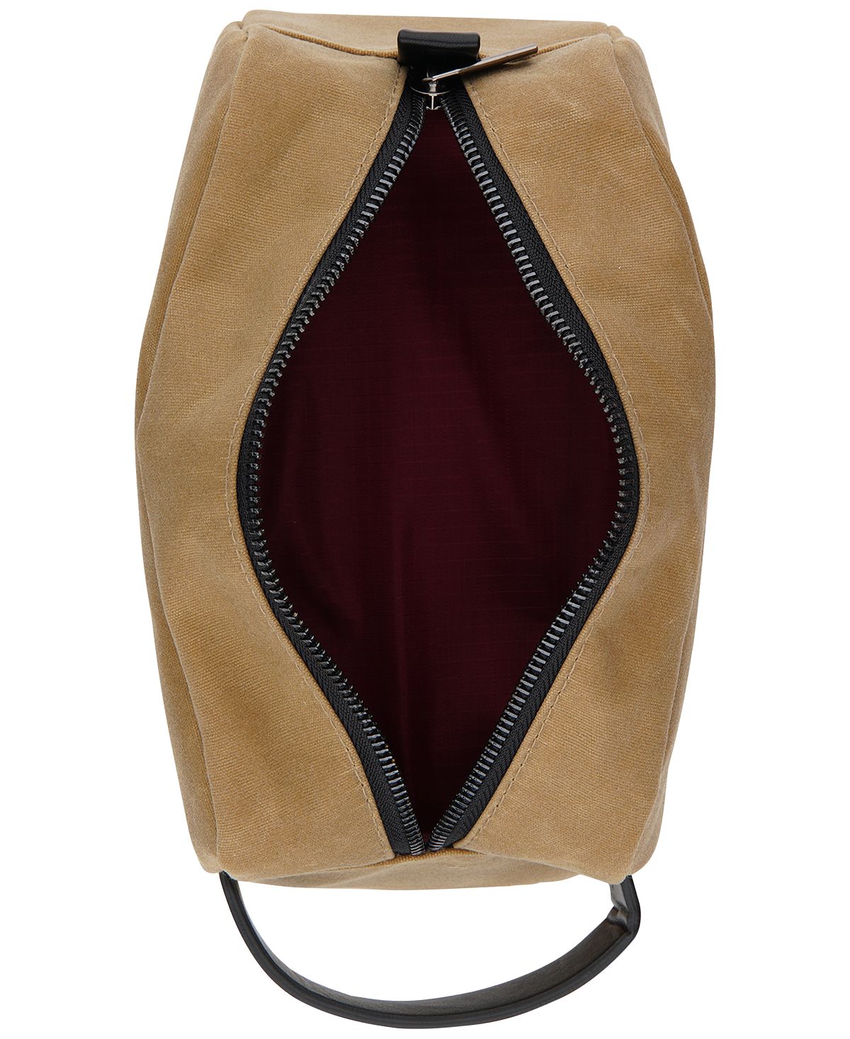 Bespoke Waxed Cotton Compact Shave Kit Khaki